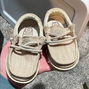 Hey Dude Kids Tan Moccasins